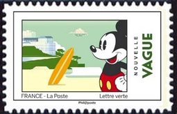 timbre N° 1587, Mickey visite les monuments français