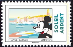 timbre N° 1592, Mickey visite les monuments français
