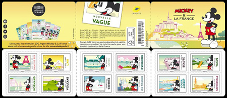 timbre N° BC1582, 90ème anniversaire de Mickey