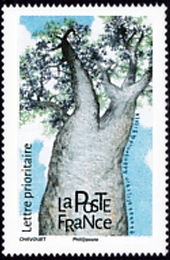 timbre N° 1606, Les arbres