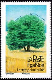 timbre N° 1608, Les arbres