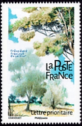timbre N° 1610, Les arbres