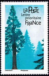 timbre N° 1613, Les arbres
