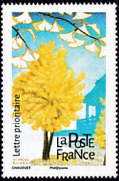 timbre N° 1614, Les arbres