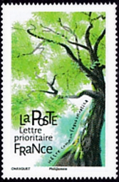 timbre N° 1616, Les arbres