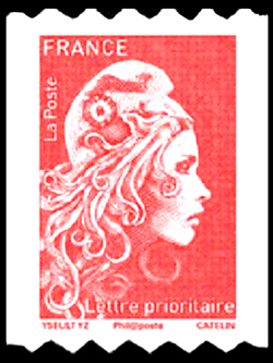 timbre N° 1602, Marianne l'engagée