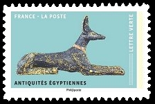 timbre N° 1521, Oeuvres d'Art en volume représentant des chiens
