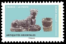 timbre N° 1522, Oeuvres d'Art en volume représentant des chiens