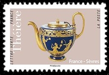 timbre N° 1620, Théière