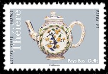 timbre N° 1621, Théière