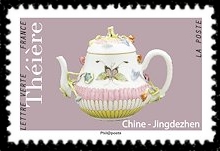timbre N° 1622, Théière