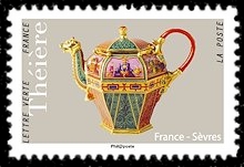 timbre N° 1623, Théière