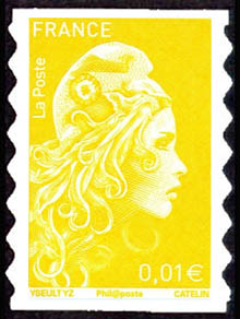 timbre N° 1594, Marianne l'engagée