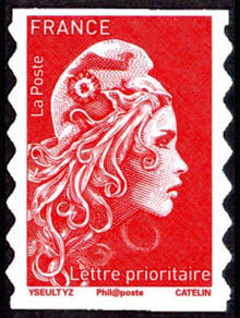 timbre N° 1599, Marianne l'engagée