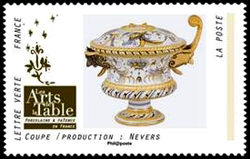timbre N° 1528, Les Arts de la table en France