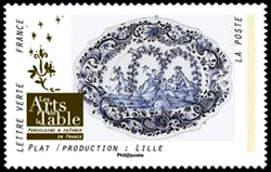 timbre N° 1529, Les Arts de la table en France