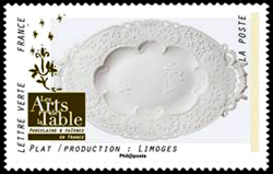  Les Arts de la table en France <br>Plat<br> production : Limoges