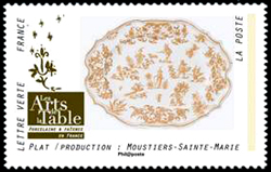 timbre N° 1531, Les Arts de la table en France
