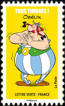 timbre N° 1730, Bande dessinée Astérix