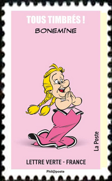 timbre N° 1734, Bande dessinée Astérix