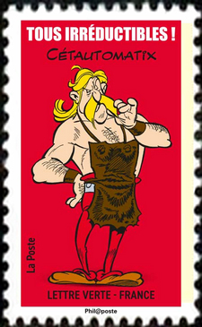 timbre N° 1735, Bande dessinée Astérix