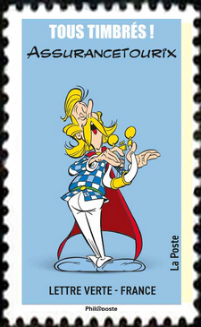 timbre N° 1736, Bande dessinée Astérix