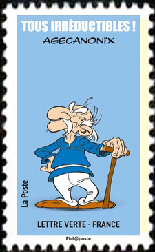 timbre N° 1737, Bande dessinée Astérix