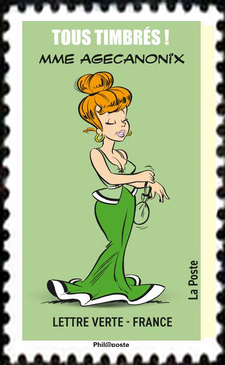 timbre N° 1738, Bande dessinée Astérix