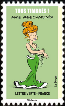  Bande dessinée Astérix <br>Mme Agecanonix, femme d'Agecanonix