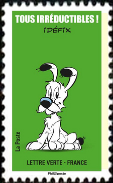 timbre N° 1739, Bande dessinée Astérix