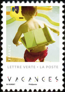 timbre N° 1741, Carnet autoadhésif photos de vacances