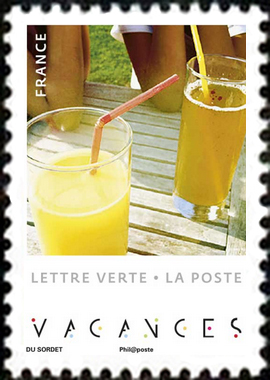 timbre N° 1743, Carnet autoadhésif photos de vacances