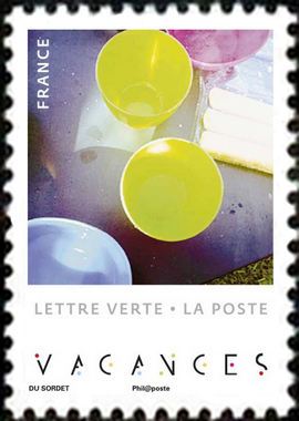 timbre N° 1745, Carnet autoadhésif photos de vacances