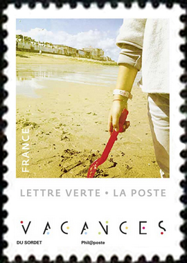timbre N° 1747, Carnet autoadhésif photos de vacances