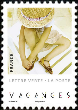 timbre N° 1749, Carnet autoadhésif photos de vacances