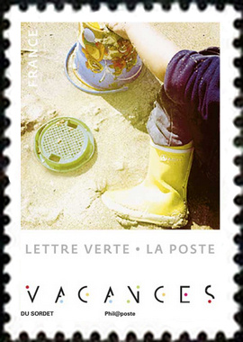 timbre N° 1751, Carnet autoadhésif photos de vacances
