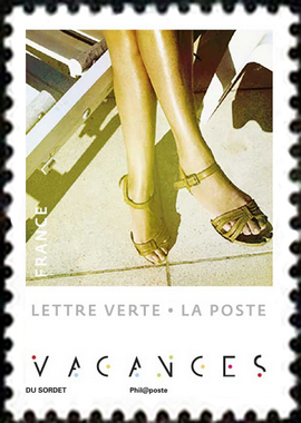 timbre N° 1752, Carnet autoadhésif photos de vacances