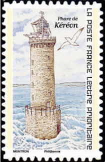 timbre N° 1756, Les phares, repère de nos côtes