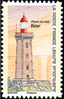 timbre N° 1762, Les phares, repère de nos côtes