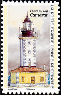 timbre N° 1763, Les phares, repère de nos côtes