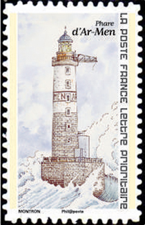 timbre N° 1757, Les phares, repère de nos côtes