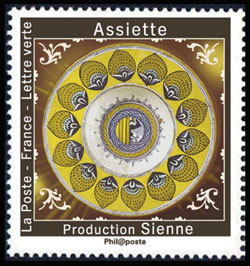 timbre N° 1783, Au pays des Merveilles <br> Artisanat : la Porcelaine