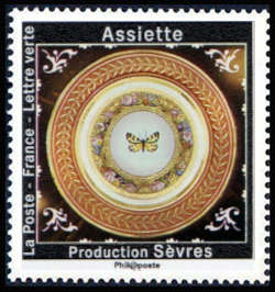 timbre N° 1788, Au pays des Merveilles <br> Artisanat : la Porcelaine