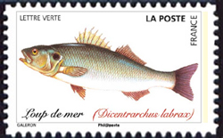 timbre N° 1685, Poissons de mer