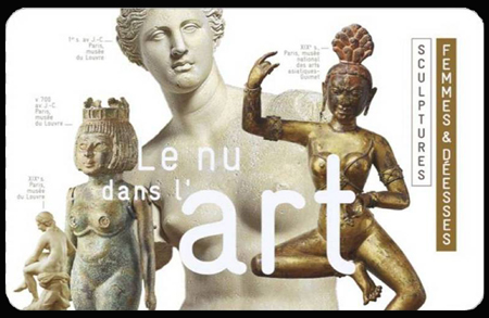 timbre N° BC1695, Carnet «LE NU dans l'art - sculptures - femmes et déesses»