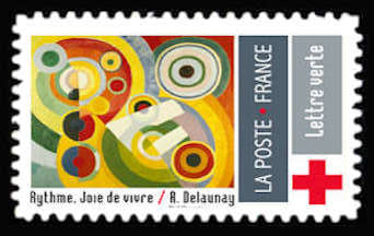  Croix-Rouge française <br>Rythme, Joie de vivre, œuvre de l’artiste Robert Delaunay