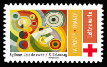  Croix-Rouge française <br>Rythme, Joie de vivre, œuvre de l’artiste Robert Delaunay