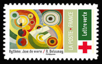  Croix-Rouge française <br>Rythme, Joie de vivre, œuvre de l’artiste Robert Delaunay