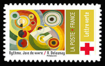  Croix-Rouge française <br>Rythme, Joie de vivre, œuvre de l’artiste Robert Delaunay