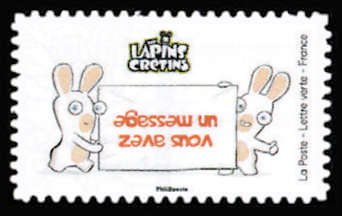  Lapins Crétins <br>Vous avez un message